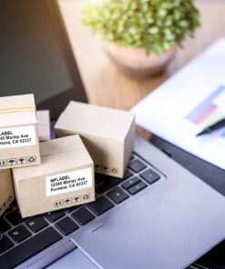 MFLABEL Address Labels, 1"x2-5/8" Mailing Labels, 30-UP White Shipping Labels for Inkjet or Laser Printer, 15000 Sticker Labels (500 Sheets), 30 Labels per Sheet 500 Sheet 1" x 2-5/8" (30-up) 13 617L9X d4SL 1