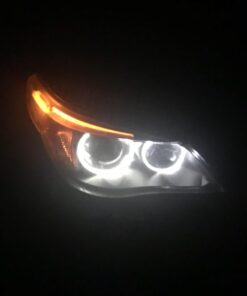 iJDMTOY (2 White LED Angel Eye Ring Marker Bulbs Compatible with BMW 5 6 7 Series X3 X5 (E39 E53 E60 E63 E64 E65 E66 E83), 7000K White 37 617LFp3x6NL