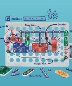 Snap Circuits Pro SC-500 Electronics Exploration Kit | Over 500 Projects | Full Color Project Manual | 75 + Snap Circuits Parts | STEM Educational Toy for Kids 8 + 14 617M7McBtL