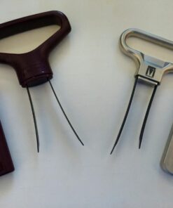 Monopol Westmark Germany Steel Two-Prong Cork Puller with Cover (Silver Satin) Chrome 26 617N3KDuN8L