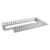 Fat Daddio's PFT-1375 Rectangle Fluted Tart Pan, 13.75 x 4.25 Inch