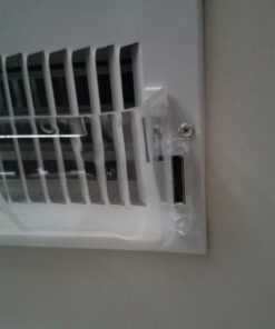 Frost King Unbreakable Heat and Air Deflector, Clear Plastic, 2 3/4” Tall, Width Adjustable 10” to 14” Unbreakable, expands 10" to 14" 49 617P8RYoukL