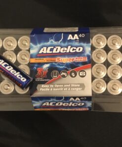 ACDelco 40-Count AA Batteries, Maximum Power Super Alkaline Battery, 10-Year Shelf Life, Reclosable Packaging, Blue 40 Count (Pack of 1) 42 617Piyzs3pL