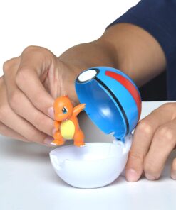 Pokemon Official Charmander Clip and Go, Comes with Charmander Action Figure and Great Ball 14 617Q9kFoiNL