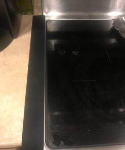 DSYJ Silicone Stove Gap Covers 2 Pack, Heat Resistant Oven Gap Filler Seals Gaps Between Stovetop and Counter, Easy to Clean (25 Inches, Black) 34 617QSQhnfL