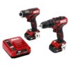 SKIL 2-Tool Drill Kit: PWRCore 12 Brushless 12V 1/2 Inch Cordless Drill Driver and 1/4 Inch Hex Impact Driver, Includes Two 2.0Ah Lithium Batteries and One PWRJump Charger - CB736701 Drill Driver/Impact Driver Kit 2 Batteries 73 617TfpxX34L