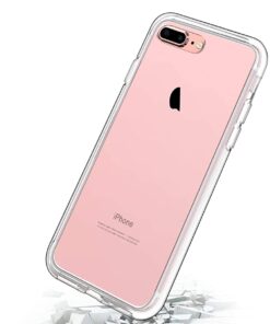 JETech Case for iPhone 8 Plus and iPhone 7 Plus 5.5-Inch, Non-Yellowing Shockproof Phone Bumper Cover, Anti-Scratch Clear Back (Clear) 34 617VQqhds9S