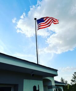 American Flags for Outside 5X8 -American Flag 5x8 Made in USA -Heavy Duty Flags Outdoor with Embroidered Stars and Sewn Stripes 5x8 US Flag for High Wind- All Weather Flags 5 by 8 Foot 33 617VV Te0yL