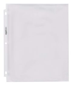 Alternative view of Amazon Basics Sheet Protector -Polypropylene- Heavy Duty, Non-Glare, 500-Pack, Clear 500 - Pack