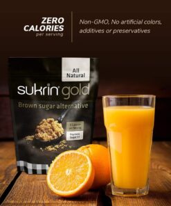 Sukrin Gold - 1.1 lb All Natural Brown Sugar Substitute - 3 Pack 11 617XxmljdyL