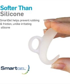 NatraCure Gel Hammer Toe Crest Pads (Left/Right) - 1 Pair – (Toe Straightening Cushion, For Mallet Toes and Overlapping Toes) - 3035-M CAT 2 Count (Pack of 1) 11 617YGu6 QJL