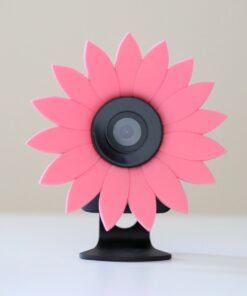 Hide-Your-Cam Nest Cam Security Camera Camouflage Pink Sun Flower Cover Skin Case Disguise Protection Decoration Also Fits on Yi Home Cam 11 617bGuAWORL