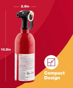 FIRST ALERT AUTO5 Car Fire Extinguisher, FESA5, UL RATED 5-B:C, Red, 1-Pack 24 617cA9TgmEL