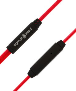 Symphonized XTC 2.0 Earbuds with Mic, Premium Genuine Wood Stereo Earphones, Hand-Made in-Ear Noise-isolating Headphones with Tangle-Free Innovative Shield Technology Cable (Lava Red) 12 617dglfIeFL