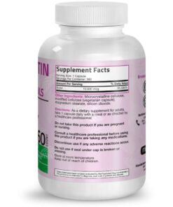 Bronson Ultra Biotin 10,000 Mcg Hair Skin and Nails Supplement, Non-GMO, 360 Vegetarian Capsules 360 Count 10 617eXaVanWL