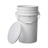 Hudson Exchange Premium 7 Gallon Bucket with Lid, HDPE, White 3 617fet BmjL