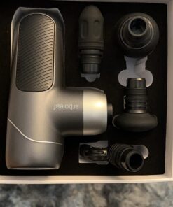 arboleaf Mini Massage Gun Deep Tissue, Muscle Massager for Back Pain Relief, Small Massage Gun Travel Massager Handheld, Quiet Percussion Massager Portable, Whole Body- FSA and HSA Eligible Grey-1 41 617fzasGjaL