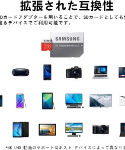 Samsung 256GB 95MB/s MicroSDXC EVO Select Memory Card with Adapter (MB-ME256DA/AM) 17 617i1tocRzS