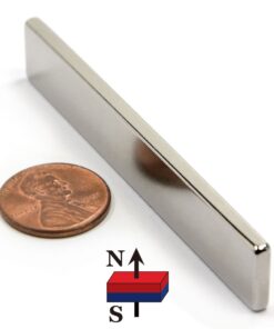 CMS Magnetics - (2 Ct, 3” x 1/2” x 1/8”) Grade N45 Neodymium Bar Magnet, Powerful Stamping Magnet, DIY Stamping 20 617jcoqxJPL