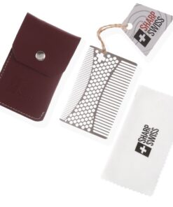 Sharpswiss Credit Card Wallet Hair Comb-Pocket Mini Beard Comb- Keep Beard and Hair Neat and Clean 12 617k0DGZUL
