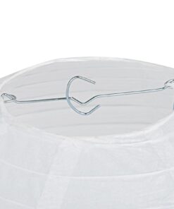 LIHAO 12 Inch White Round Paper Lanterns (10 Pack) 24 617kP9MFfLL