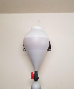 FASTFERMENT - FFT FastFerment Conical Fermenter 7.9 Gallon HomeBrew Kit BPA Free Food grade Primary Carboy Fermenter: Beer Brewing, Wine Fermentation or a Hard Cider brewing kit. Wall mount included 29 617lRbda GL