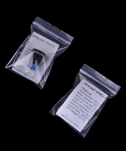 Ulincos Latching Pushbutton Switch U19C1 1NO1NC SPDT ON/Off Black Metal Shell with Blue LED Suitable for 19mm 3/4" Mounting Hole (Blue) Blue LED with Black 27 617lbgHo9mL