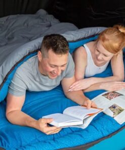 Coleman Sun Ridge Cool-Weather Sleeping Bag 40°F Lightweight for Adults, Camping Sleeping Bag with Easy Packing and Draft Tube to Prevent Heat from Escaping 40-60 Degree Sleeping Bag 17 617mMTPFKwL