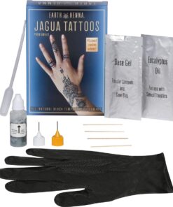 Organic Jagua Black Temporary Tattoo and Body Painting Premium Kit 30 617rHAs1SuL