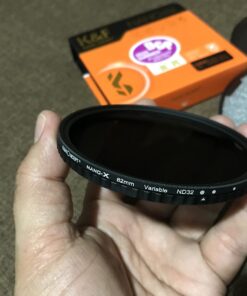 K&F Concept 82mm Variable ND Filter ND2-ND32 Camera Lens Filter (1-5 Stops) No X Cross HD Neutral Density Filter with 28 Multi-Layer Coatings Waterproof (Nano-X Series) 42 617rpM0RJGL