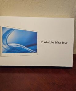 UPERFECT Portable Monitor 18.5 inch 100Hz 100% sRGB 1080P Portable Laptop Monitor w/Smart Cover, VESA & Speakers, Frameless IPS HDR Gaming Monitor USB-C HDMI Travel Second Monitor 18.5-100Hz 35 617saUqcL1L