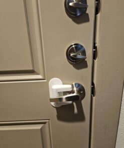 Door Lever Lock (2 Pack) Child Proof Doors & Handles 3M Adhesive - Child Safety By Tuut 29 617uXutzYRL 1