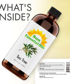 Alternative view of Sun Essential Oils 4oz - Tea Tree Essential Oil - 4 Fluid Ounces 4 Fl Oz (Pack of 1)