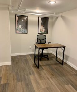 Amazon Basics Mesh Mid-Back Adjustable-Height 360-Degree Swivel Office Desk Chair with Armrests and Lumbar Support, Black 56 617wY51lnSL