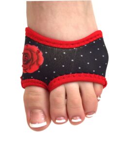 Spinner Skins Neoprene Dance Half Soles and Pouch-Flamenco Rose-S 6 617xM jnWL