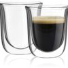 JoyJolt Javaah Double Walled Espresso Glasses Espresso Cups (Set of 2)- 2-Ounces 2 Count (Pack of 1) 23 617xWUPBajL