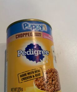 Pedigree Adult Canned Wet Dog Food Chopped Ground Dinner Combo with Chicken, Beef & Liver Flavor, 22 oz. Cans (Pack of 12) 30 617zl2GhnL