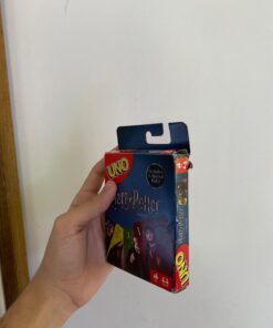 Mattel Games UNO Harry Potter Card Game Movie-Themed Collectors Deck of 112 Cards with Hogwarts Character Images, Gift for Fans Ages 7 Years Old & Up 32 6181ERqUjL