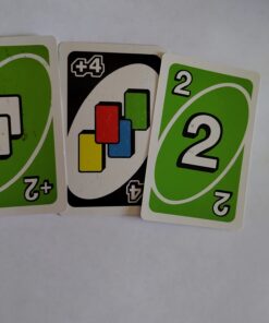 UNO - Classic Colour & Number Matching Card Game - 112 Cards - Customizable & Erasable Wild - Special Action Cards Included - Gift for Kids 7+, W2087 Multicolor Single 19 6181Q3hJByL