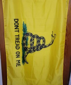 Anley Fly Breeze 3x5 Foot Don't Tread On Me Flag - Vivid Color and Fade proof - Canvas Header and Double Stitched - Flags Polyester with Brass Grommets 3 X 5 Ft Polyester - 3 x 5Ft 25 61846t8EfAL