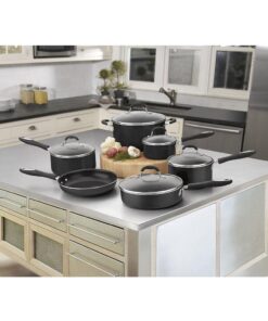 Alternative view of Cuisinart Advantage Black Nonstick 11-pc. Cookware Set