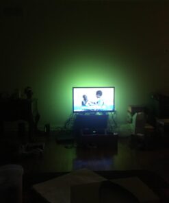 Vansky Led Strip Lights, Bias Lighting for 40-60 inch TV 6.6ft RGB USB Powered LED Light Strip with Remote,TV Backlight Kit for Flat Screen TV,PC 74 6186PAUNWL