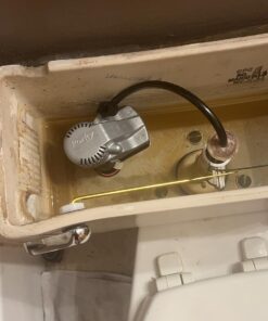 Qualihome Toilet Handle Lever Flush Replacement, Front Mount, Chrome, Universal Fitting Chrome Polished 39 61874UCNF3L