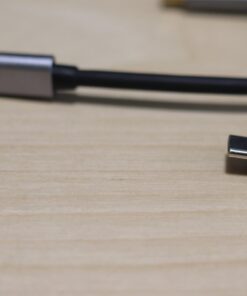 Kingston Nucleum USB C Hub, 7-In-1 Type-C-Adapter Hub Connect USB 3.0, 4K HDMI, SD and MicroSD-Card, USB Type-C Charging for MacBook, Chromebook, and Other USB Type-C devices Single Item 54 6188kf4sSVL