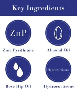 Noble Formula 1% Hydrocortisone Cream with .25% Pyrithione Zinc (Znp), 4 oz ZnP Hydrocortisone Cream 9 6188slHqp4L
