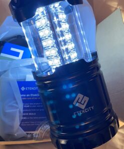 Etekcity Camping Lantern for Emergency Light Hurricane Supplies, Accessories Gear Tent Lights, Lanterns Battery Powered LED for Power Outages, Survival Kits, Operated Lamp, 4 Pack,Black 46 6189TMNzwsL