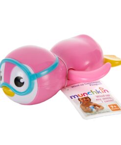 Munchkin® Wind Up Swimming Penguin Baby and Toddler Bath Toy, Pink 16 618B8SNEqNL