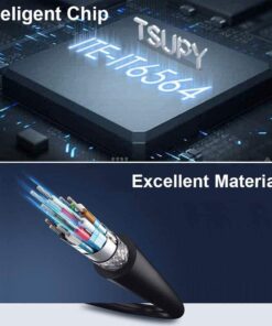 USB Hub 3.0 Splitter, TSUPY USB 3.0 Hub Multi USB Adapter Port Expander with 4ft Cable, SD/TF Card Reader & 3 USB 3.0 Ports Compatible for PC, Laptops, Surface Pro, MacBook, iMac Pro 4 FT 34 618BObW1mwL