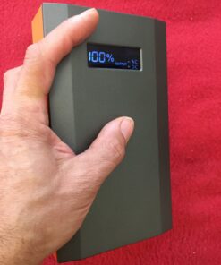 ZeroKor Portable Power Bank with AC Outlet, 65W/110V Portable Laptop Charger Battery Bank, 24000mAh/88.8Wh External Battery Pack,Backup Power Source for Outdoor Tent Camping RV Home Office Emergency Orange Grey 60 618DBXwxcSL