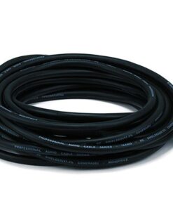Monoprice Premier Series 1/4 Inch (TS) Male to Male Audio Cable Cord - 25 Feet- Black 16AWG (Gold Plated) 25ft